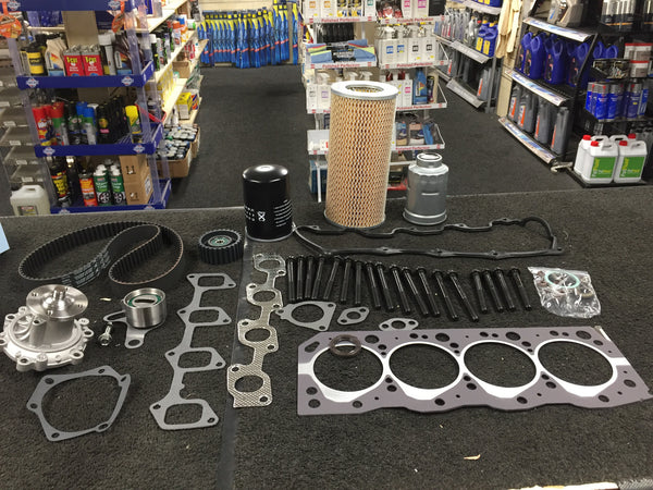 FOR HILUX HIACE CUSTOM 2.8D 3L HEAD GASKET SET BOLT TIMING BELT KITFILTER KIT