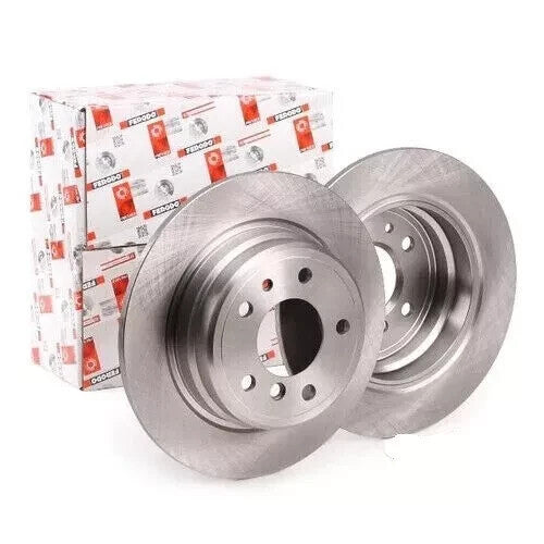 BMW X5 E53 2000-03 2 REAR BRAKE SOLID BRAKE DISC PAIR