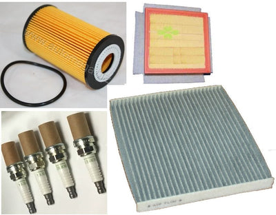 VAUXHALL CORSA D MK3 1.0 1.2 1.4 OIL  FILTER AIR POLLEN FILTER PLUGS SERVICE KIT