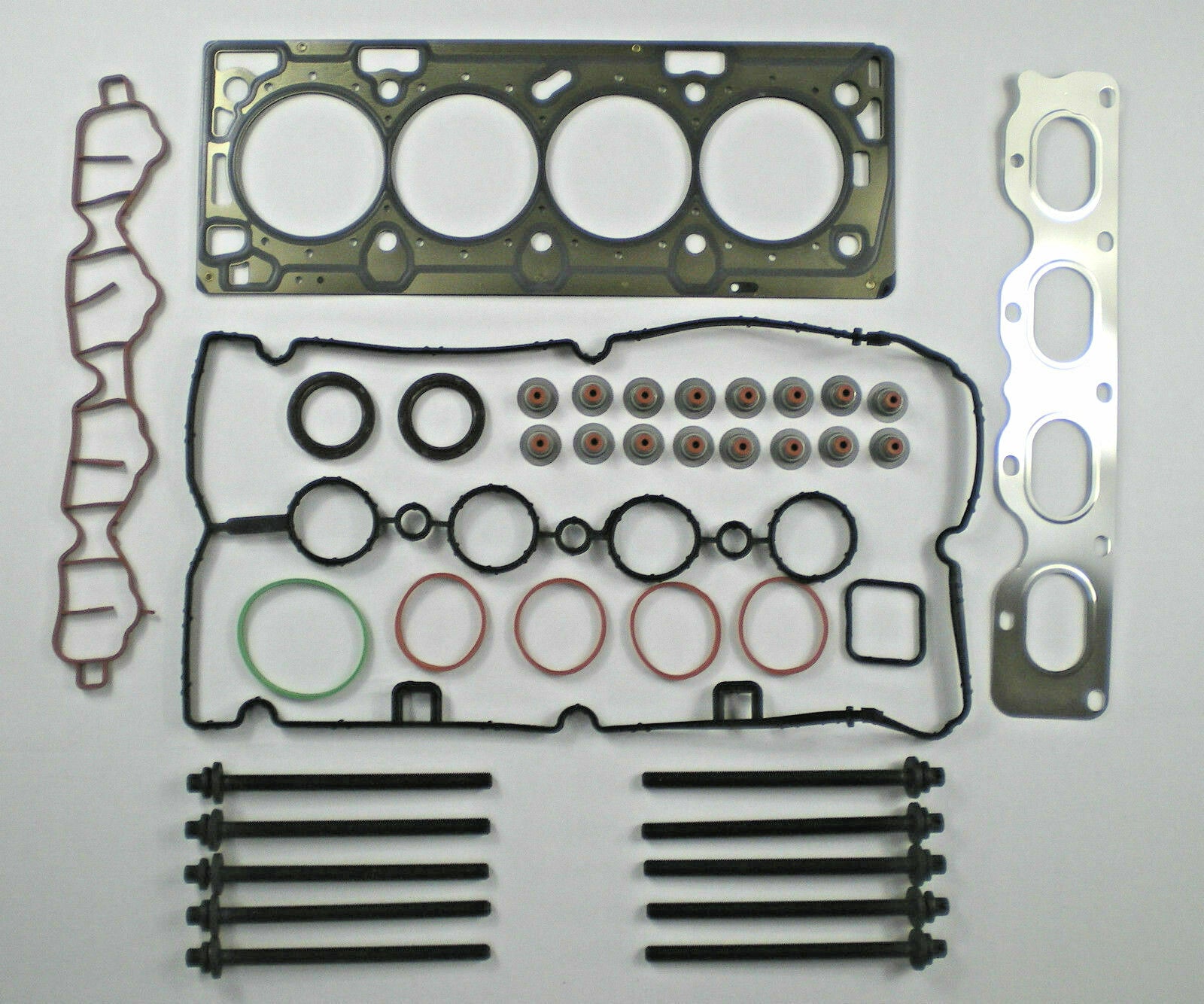 FOR VAUXHALL ASTRA H J ZAFIRA INSIGNIA 1.6 04 ON Z16XER HEAD GASKET SET & BOLTS