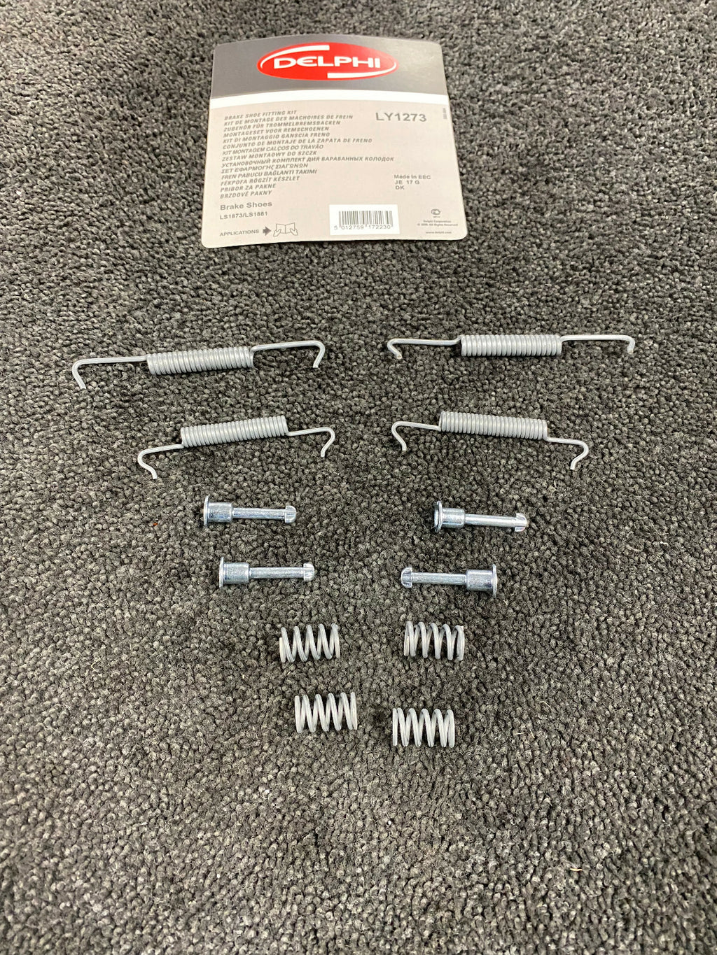 REAR BRAKE SHOE FITTING KIT FOR CITROEN SYNERGIE ULYSSE PEUGEOT 406 607 806