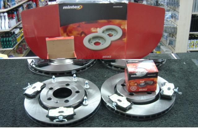 SEAT LEON CUPRA R 1.8 MINTEX REAR BRAKE DISCS   PADS