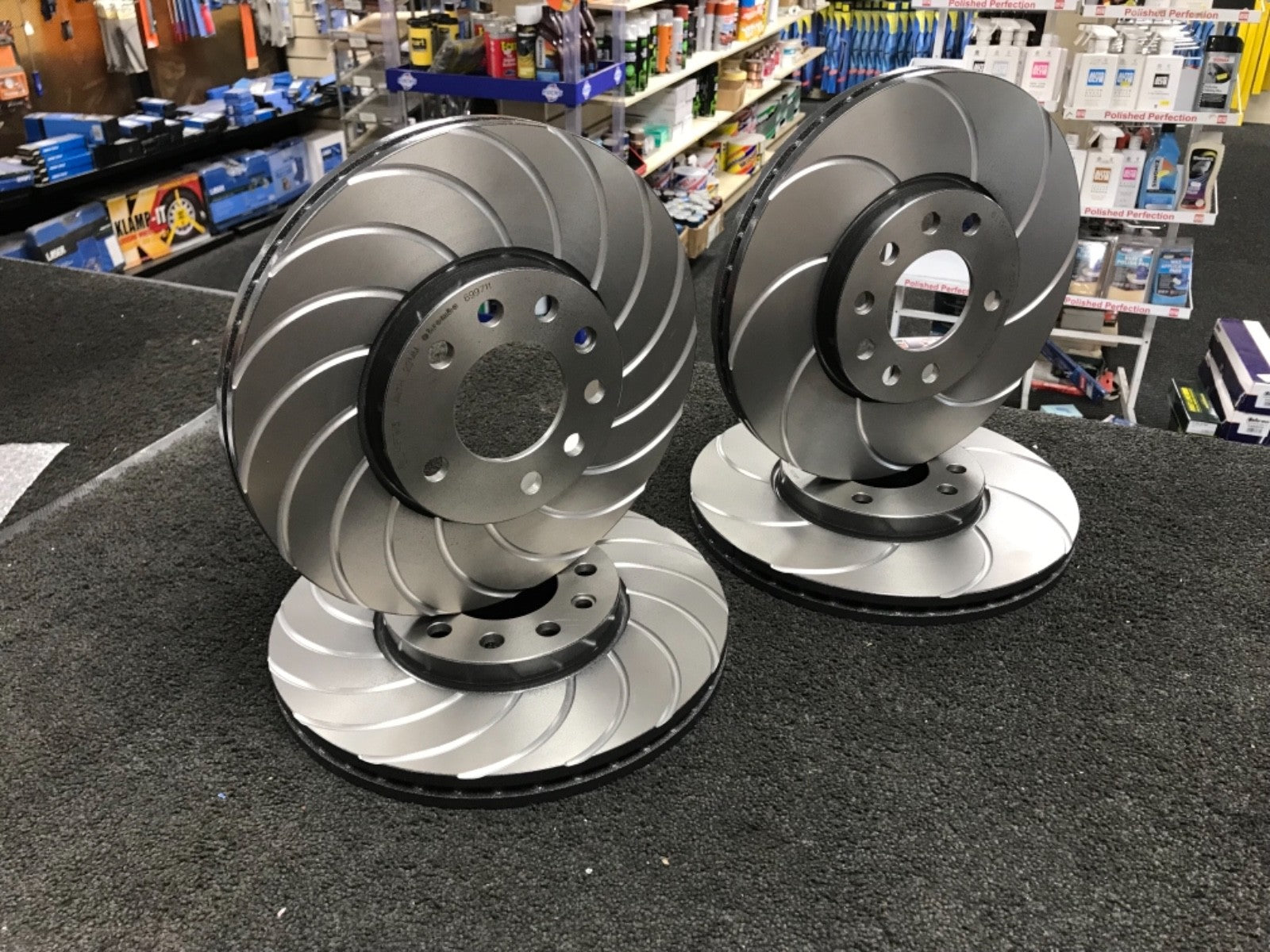  VAUXHALL VX220 SPEEDSTER BRAKE DISCS GROOVED PERFORMANCE FRONT REAR