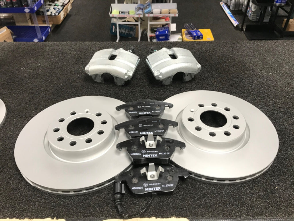 VW CADDY MAXI LIFE 1.6TDi 2010-16 BRAKE DISC BRAKE PAD BRAKE CALIPERS FRONT REAR