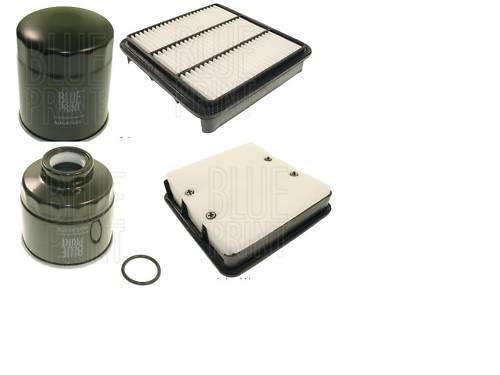 FOR MITSUBISHI L200 2.5DiD 2006-16  OIL FILTER  AIR FUEL FILTER SERVICE KIT