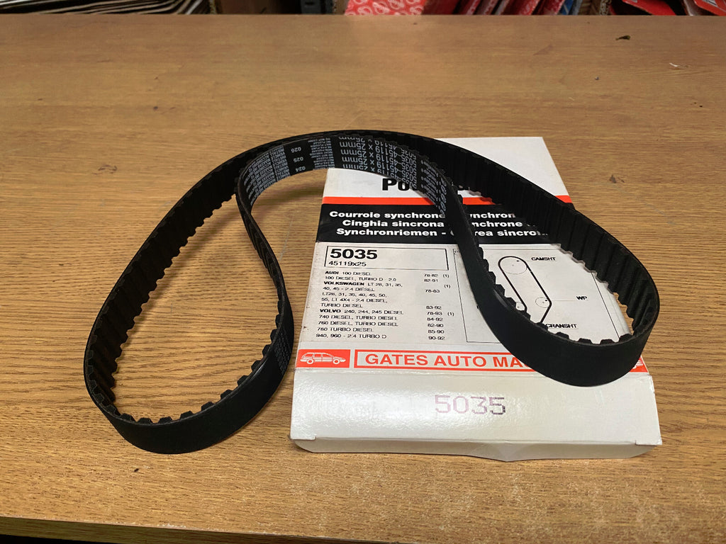 FOR AUDI 100 2.0TD AVANT C3 1983-1991 GATES POWERGRIP TIMING BELT 5035