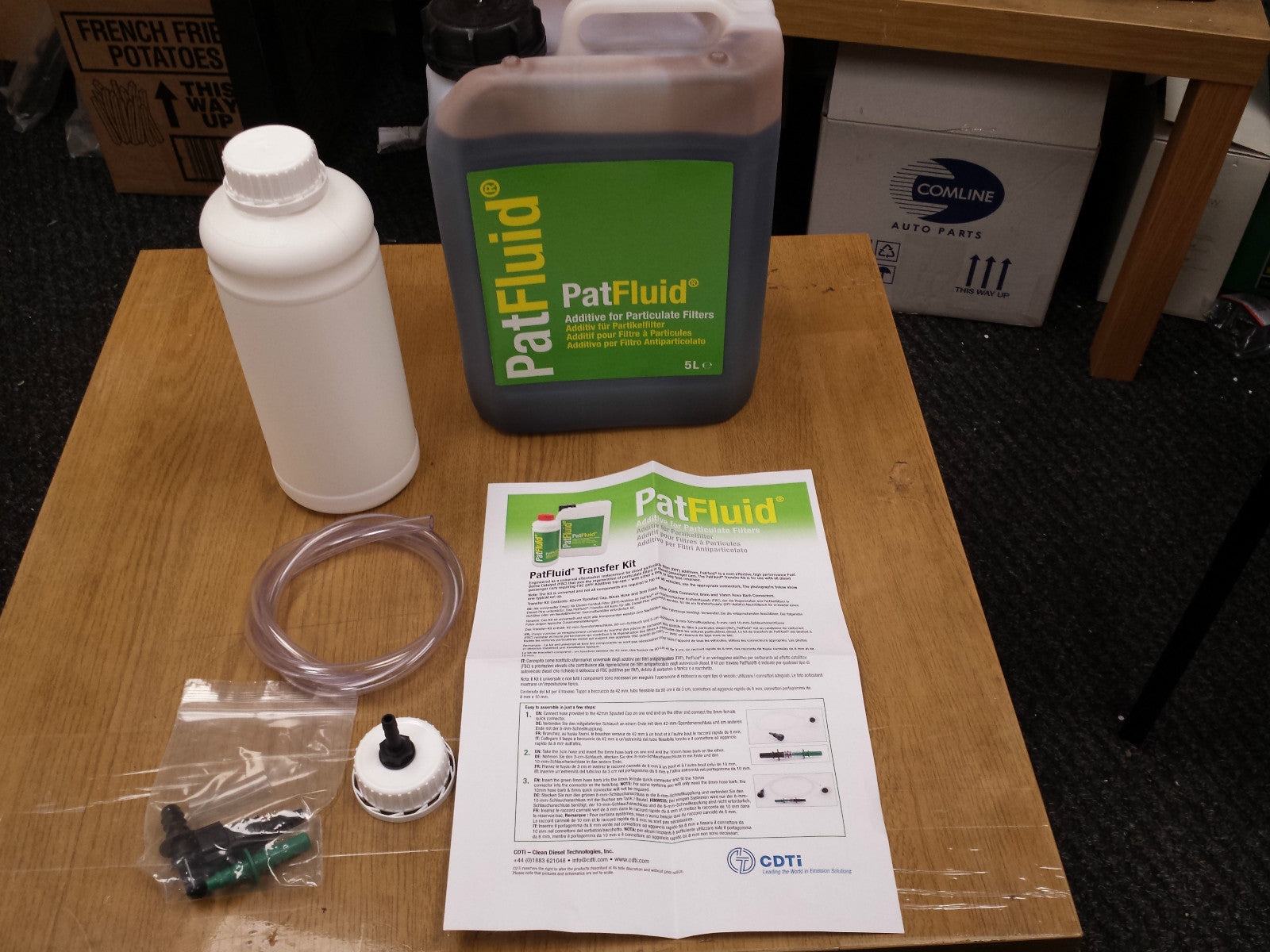 PAT FLUID DPX 42 176 5 LITRE DPF DIESEL PARTICULATE FILTER CLEANER + REFILL KIT