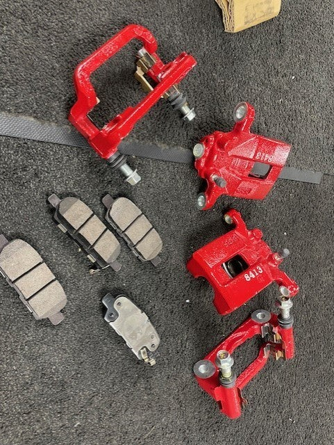 FOR CUBE JUKE PULSAR QASHQAI TIIDA REAR BRAKE CALIPER COMPLETE SOLID DISC