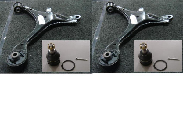 FOR HONDA CIVIC 2.0 TYPE R EP3 2001-2005 2 LOWER WISHBONE ARM 2 BALL JOINT LH RH