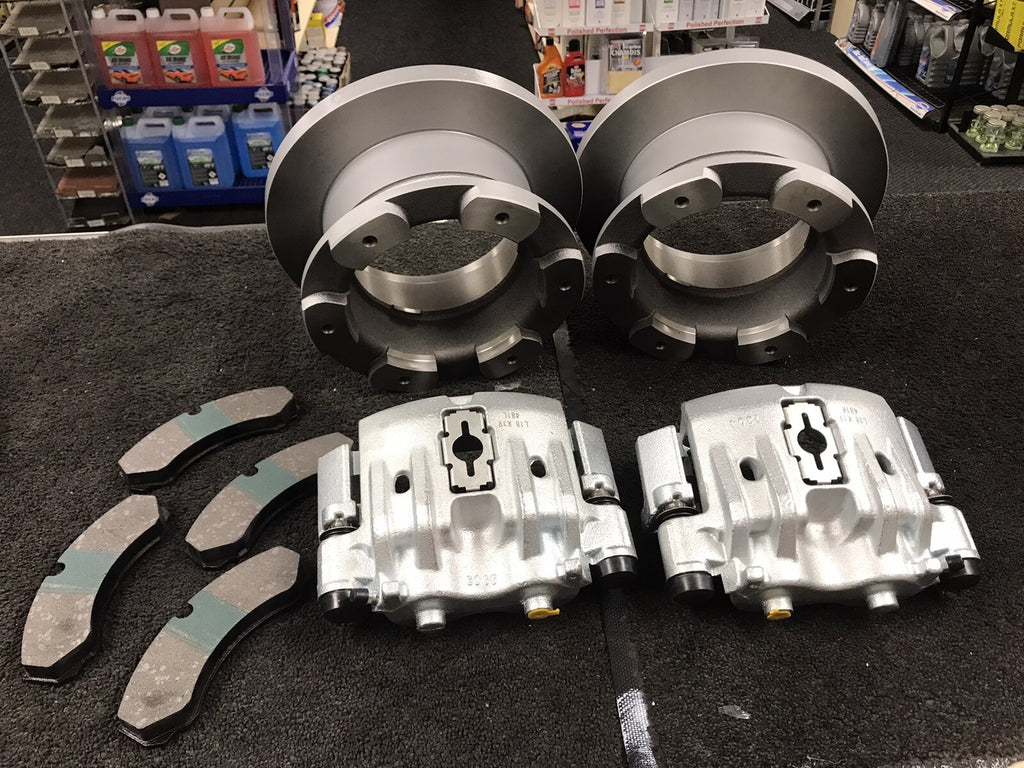 FIT FOR IVECO DAILY 65C11 C13 C14 C15 C16 C17 REAR BRAKE DISC PADS 2  CALIPERS