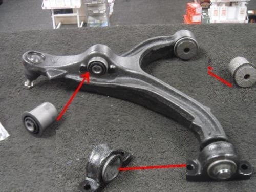 FRONT LOWER WISHBONE CONTROL ARM BUSH KIT FOR JEEP COMMANDER XK 2006-2010  