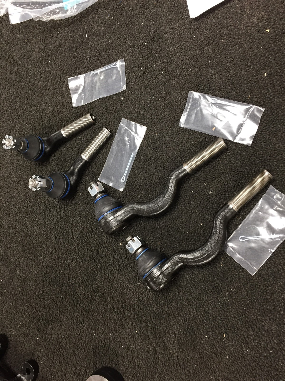 FOR MITSUBISHI SHOGUN SPORT 2.5TD 3.0V6  IMPORT INNER  OUTER TRACK ROD ENDS X 4 