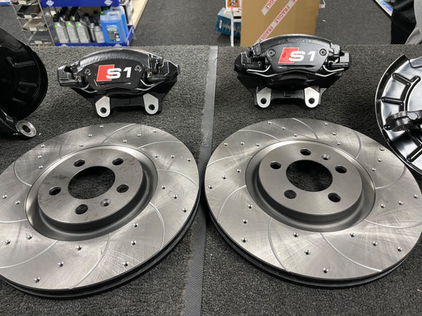 AUDI A1 S1 IBIZA POLO GTI BIG BRAKE CONVERSION KIT 310MM KNUCKLES CALIPERS