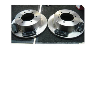 FOR MITSUBISHI SHOGUN PAJERO REAR BRAKE DISCS BRAKE PADS