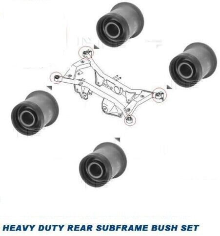 FOR NISSAN XTRAIL 2.0 2.2 01-07 REAR SUBFRAME MOUNT MOUNTING BUSH 4 BUSHES SET