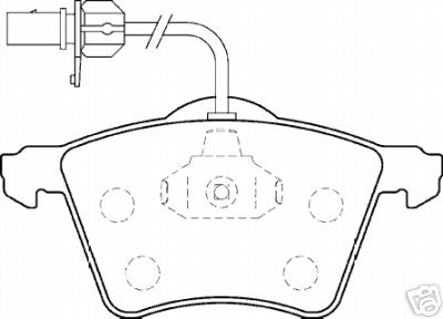 FORD GALAXY 1.9 TD 2.8V6  2003> BRAKE PADS MINTEX FR312