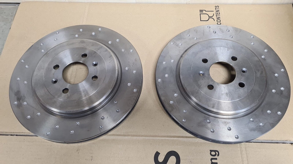 FOR MGTF TROPHY 1.8 160 135 VVC PERFORMANCE DIMPLED FRONT BRAKE DISC 304MM