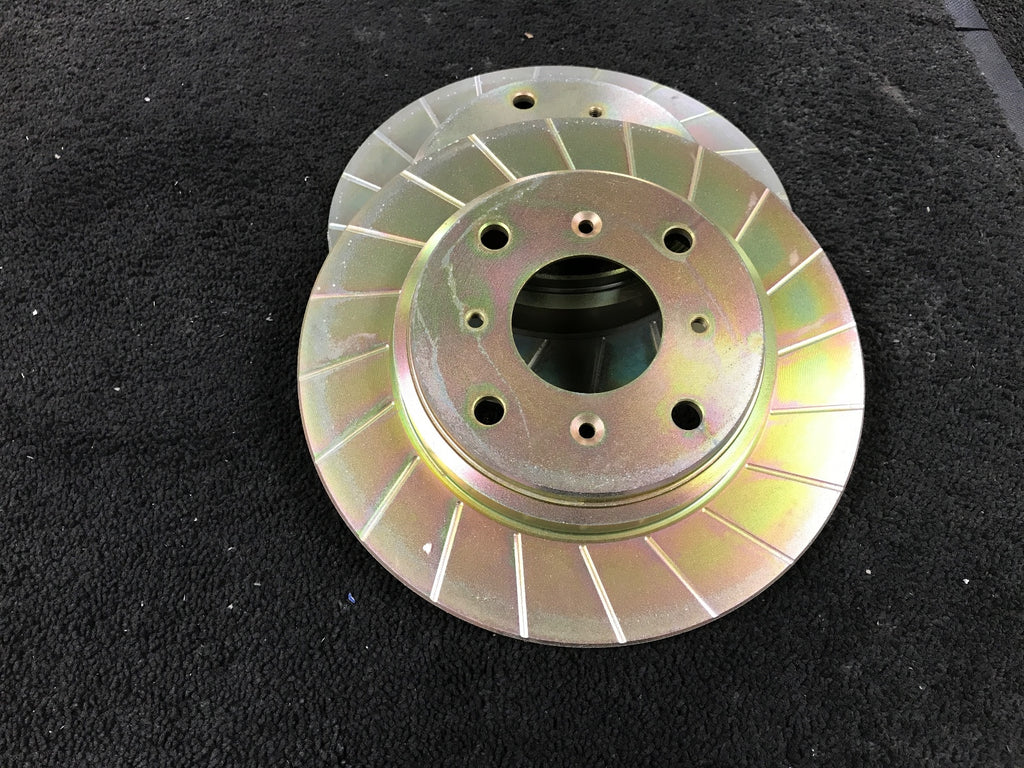 FORHONDA  PRELUDE 2.0 1992 TO 1997 GROOVED BRAKE DISCS REAR 260MM X 4 STUD