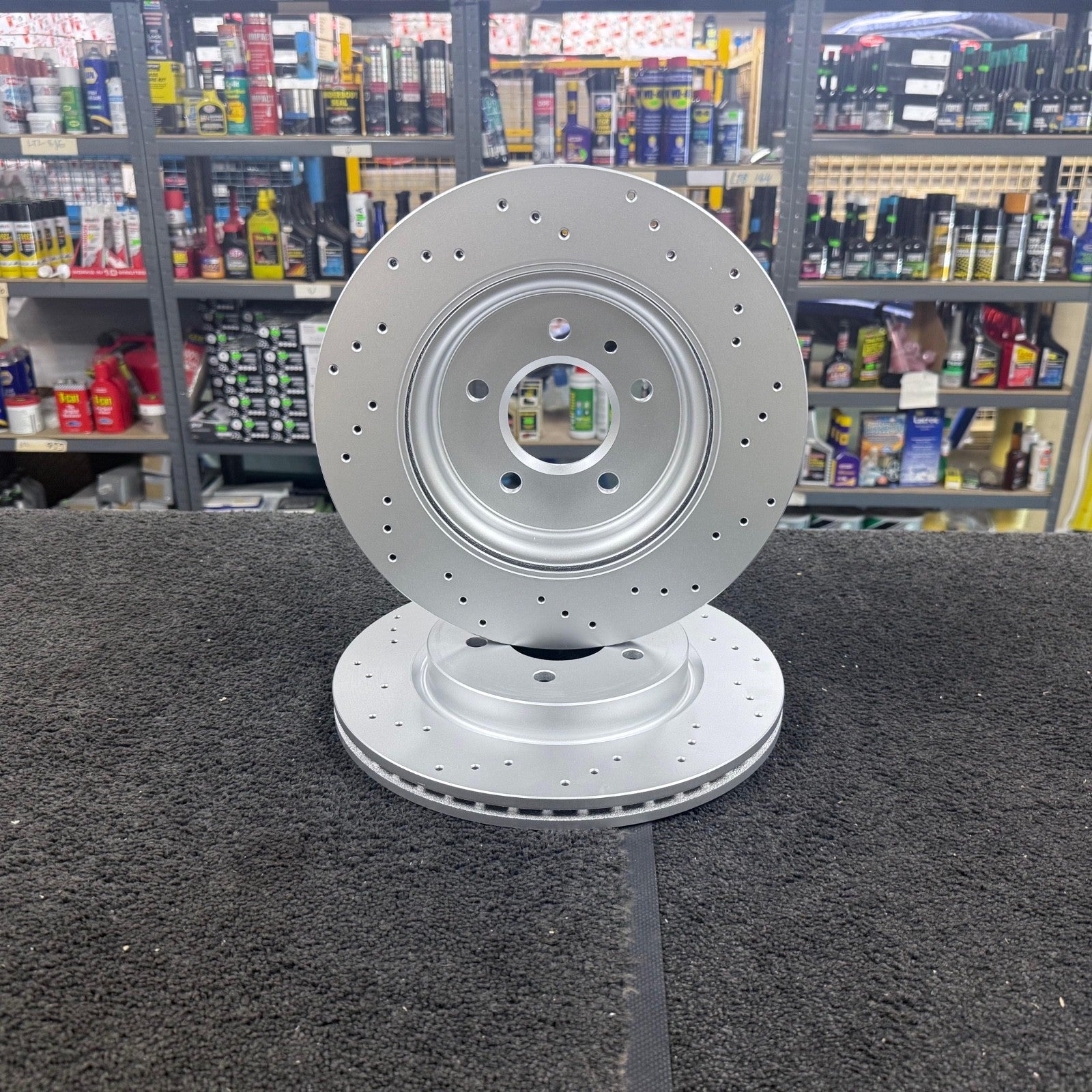 PERFORMANCE REAR DRILLED BRAKE DISCS ASTRA J GTC VXR TURBO 13429575 314MM