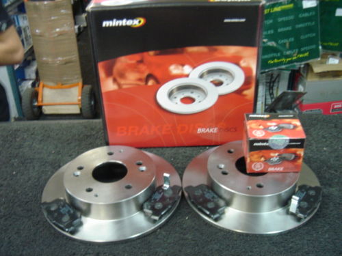 FOR HONDA CIVIC TYPE R 2.0 EP3  BRAKE DISC BRAKE PADS MINTEX REAR 