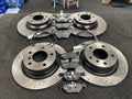 BMW E90 E91 E92 E84 BRAKE DISC DRILLED GROOVED BREMBO BRAKE PAD 312MM FRONT REAR