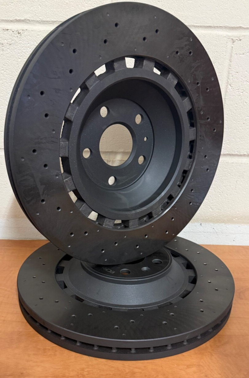 FOR AUDI RS3 8V FRONT DRILLED COATED BRAKE DISC PAIR 8V0615301C/S/P  370mm