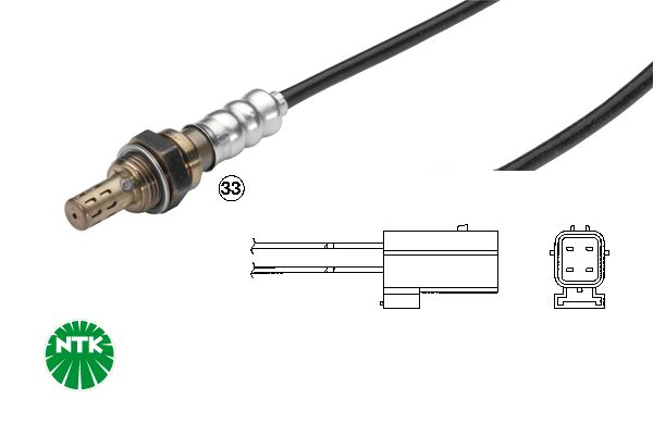 FIT FOR LANDROVER FREELANDER ROVER 214 414 820 MGF NGK OZA448-E10 Lambda Sensor
