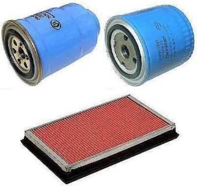 FOR NISSAN X-TRAIL XTRAIL 2.2DCI OIL AIR FILTER DIESEL FUEL FILTER SERVICE KIT