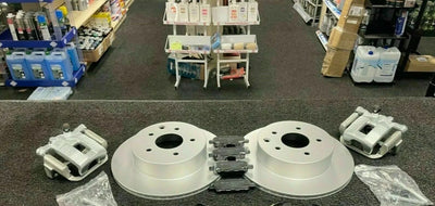 FOR NISSAN XTRAIL REAR BRAKE CALIPER BRACKET CARRIER SOLID DISC CONVERSION KIT