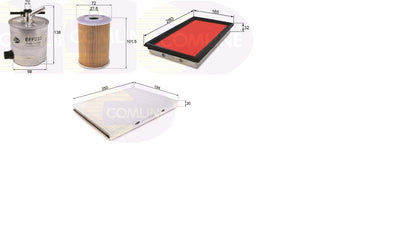 FOR NISSAN X-TRAIL XTRAIL DCi  OIL AIR DIESEL FUEL POLLEN FILTER SERVICE KIT