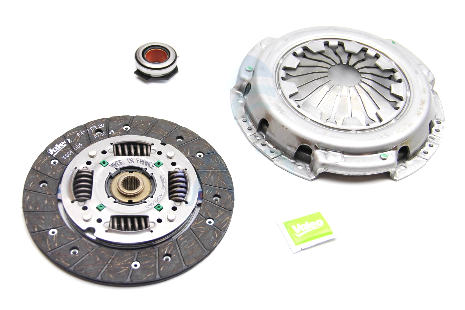 VALEO CLUTCH KIT BRAND NEW  3 PCE FIAT DOBLO CARGO FIORINO BRAVO 1.4 2007-2019