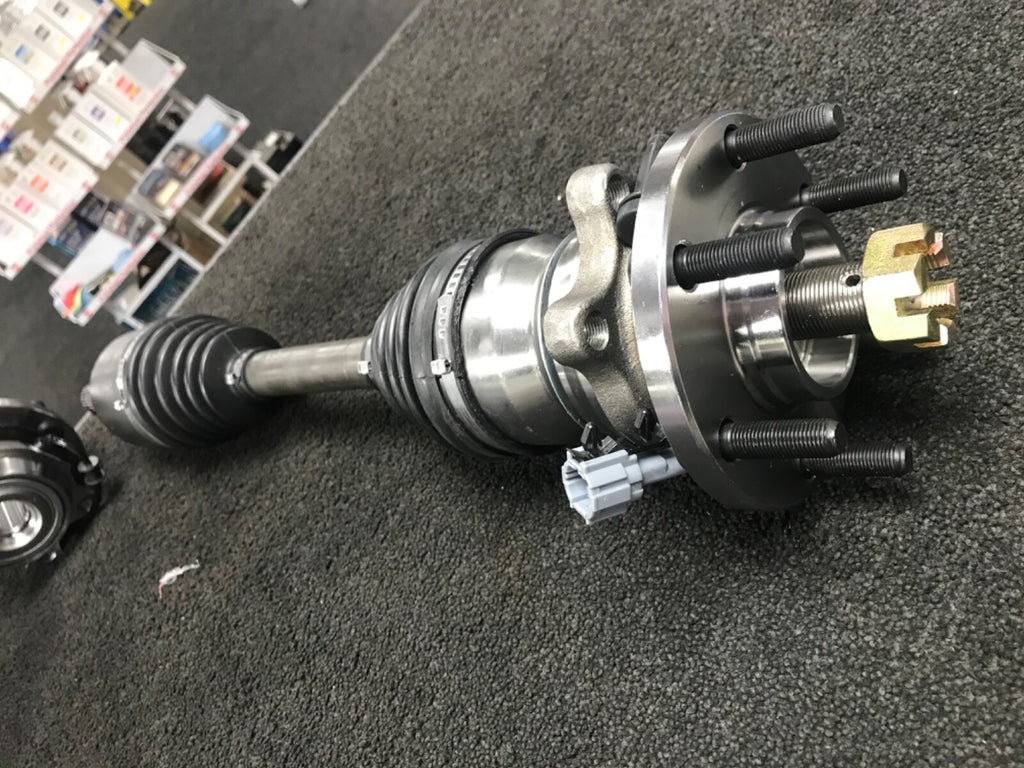 2 DRIVE SHAFTS 2 WHEEL BEARING HUB FOR NISSAN NAVARA D40 Pathfinder 2.5DCi 