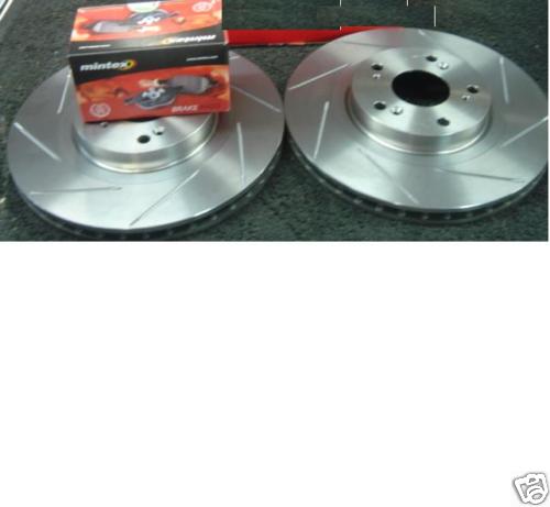 FOR  CIVIC TYPE R EP3  BRAKE DISC BREMBO PERFORMANCE GROOVED BRAKE DISCS & PADS