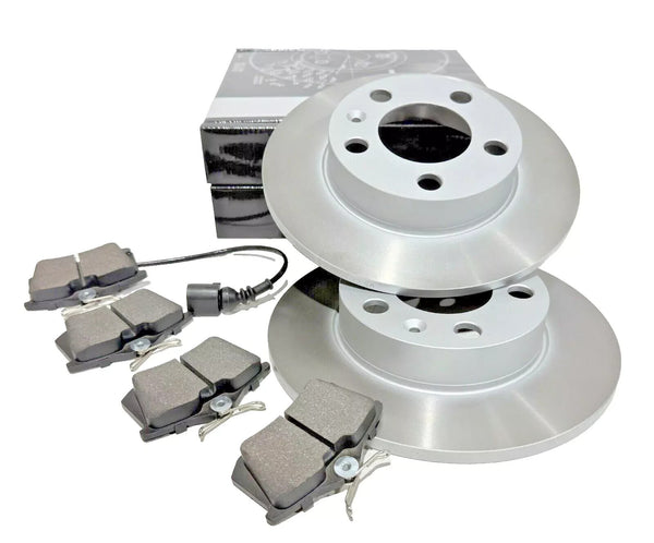 Audi A1 A2 A3 TT (1997-24) 2 REAR BRAKE DISC REAR BRAKE PADS
