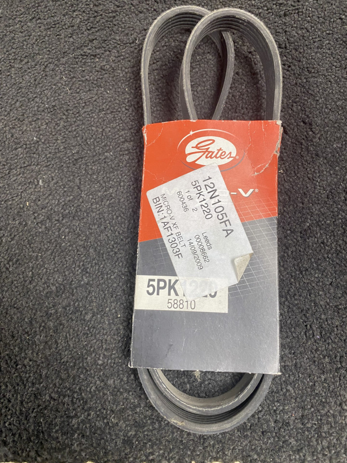 GENUINE GATES FITS MITSUBISHI  PEUGEOT SEAT SKODA SMART  5PK1220