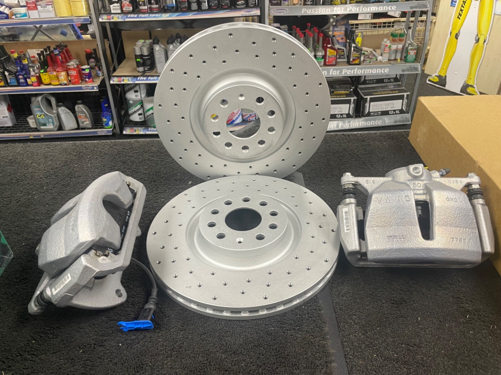 SEAT LEON TDi TSi CUPRA SC 5F  FRONT REAR BIG BRAKE DISC UPGRADE CONVERSION KIT