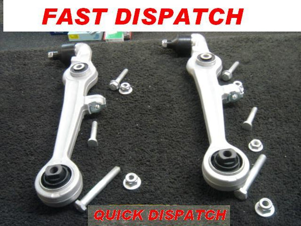 AUDI A4 2001-07 2 FRONT SUSPENSION LOWER FRONT ARMS WITH BALL JOINTS  BOLTS 16MM