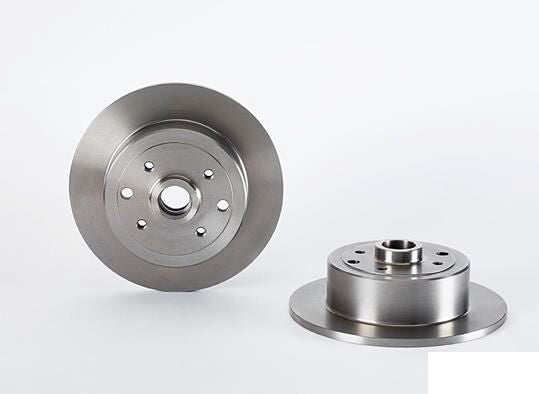 VAUXHALL ASTRA CALIBRA CAVALIER SOLID REAR BRAKE DISCS 261mm 4 STUD