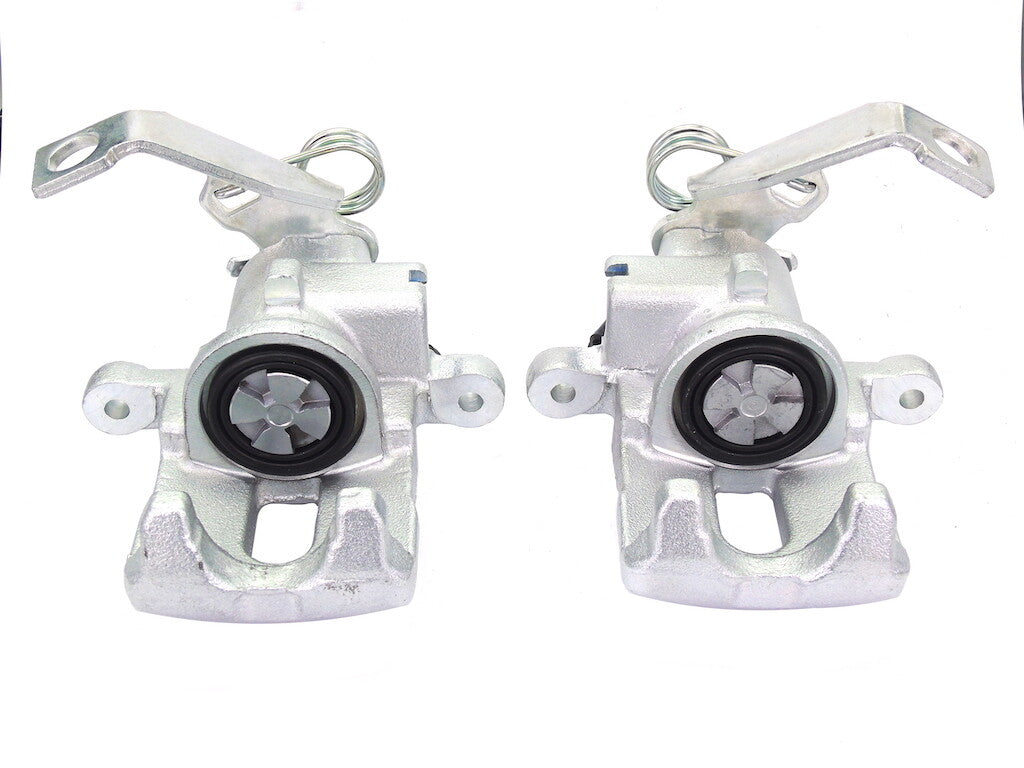 REAR DRILLED GROOVED BRAKE DISCS 2 REAR BRAKE CALIPERS CIVIC i-CTDi i-DSi i-VTEC