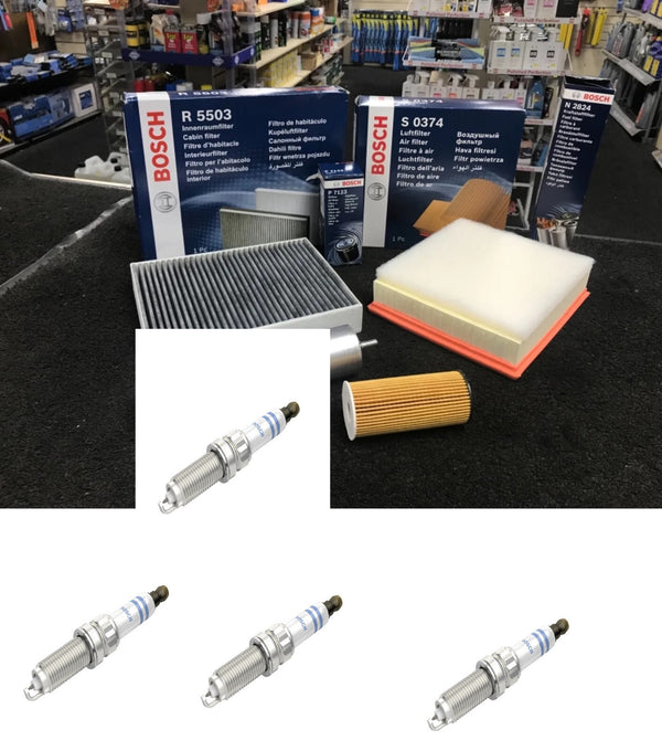 SERVICE KIT BMW 4 SERIES 420 F33 OIL AIR SPARK PLUGS CABIN FILTERS