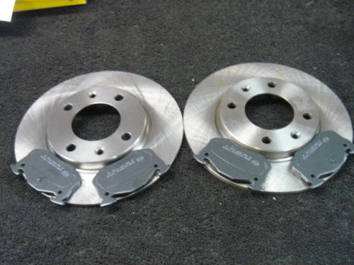 REAR BRAKE DISC PADS CITROEN C2 C3 BRAKE DISCS & BRAKE PADS  REAR VTR VTS