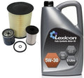 FORD C MAX 1.8 TDCI 07-10 OIL AIR FUEL FILTER 6L FULLY SYNTHETIC OIL SERVICE KIT