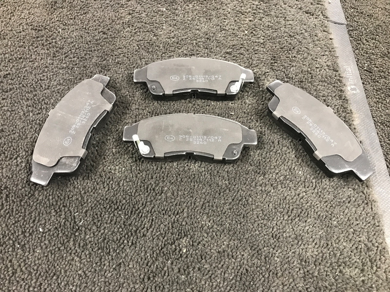 FOR TOYOTA COROLLA 1999on  BRAKE PADS REAR CHASIS  JT 
