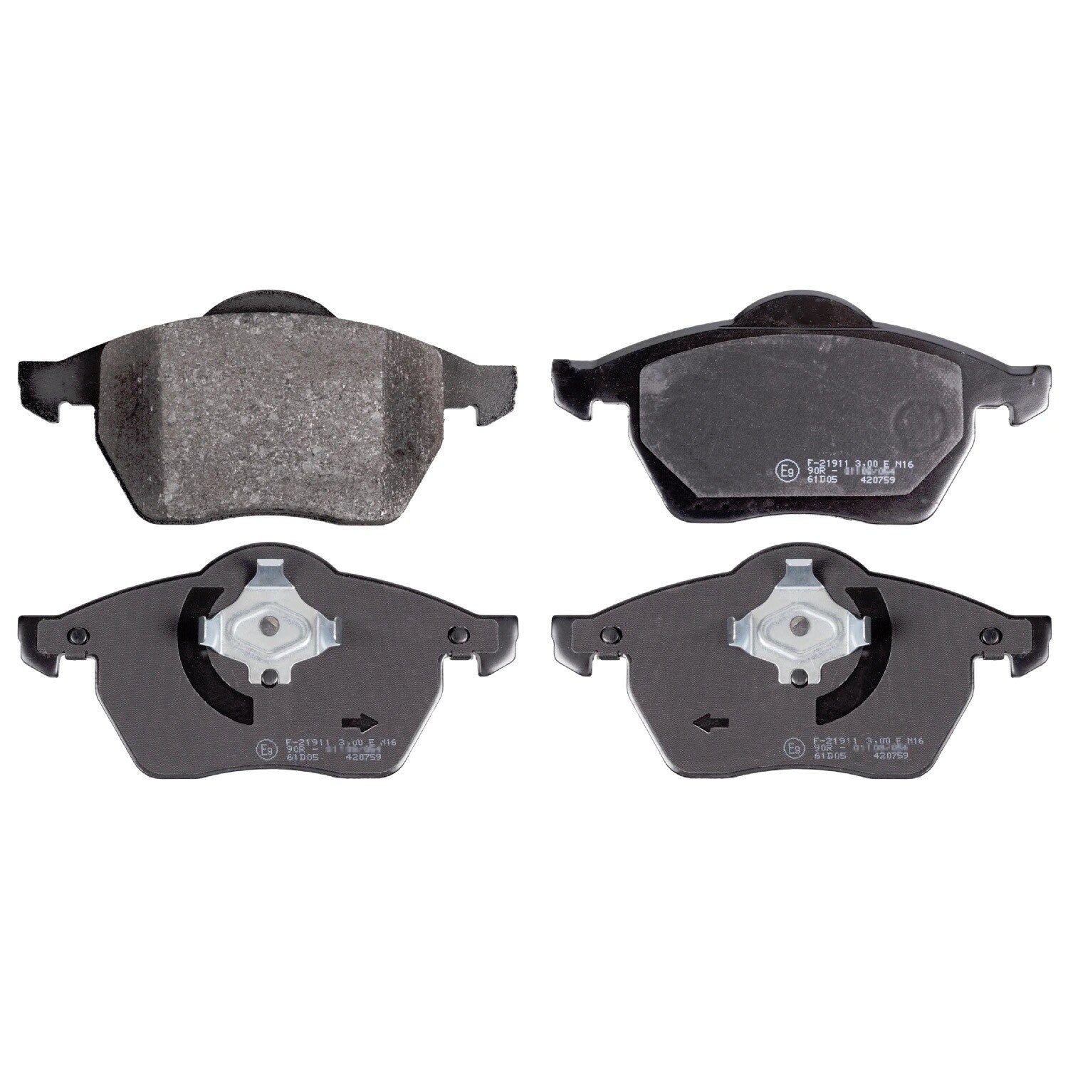 Brake Pads Golf Set FOR SEAT ALHAMBRA 7V 1.9D Front 96 to 10 7M0698151 