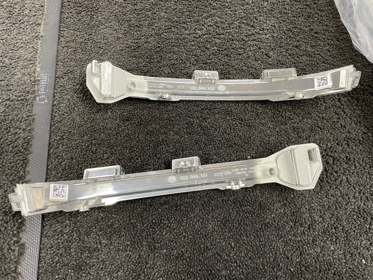 GENUINE VW TURN SIGNAL MIRROR INDICATOR GOLF MK 7 TOURAN MK3 5G0949102/102 PAIR