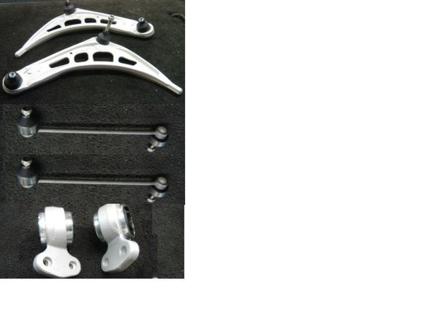 BMW 3 SER E46 1998-2005 2 LOWER WISHBONE ARMS 2 BUSHES 2 ANTI ROLL BAR LINKS
