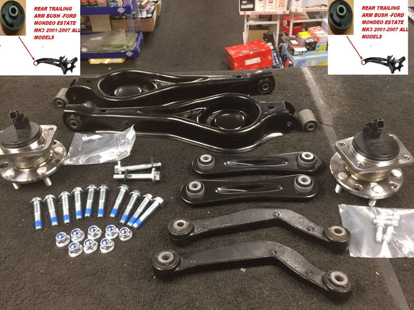 FOR MONDEO MK3 ESTATE REAR LOWER ARM SEMI TRAILING ARM UPPER ARM WHEEL BEARING