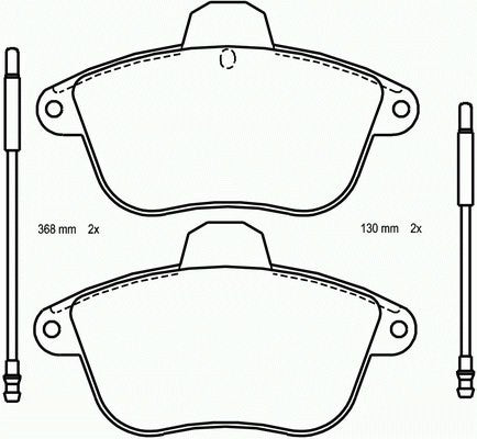 CLIO 3.0 V6 3.0V6 24V REAR BRAKE PADS EBC REDSTUFF NEW