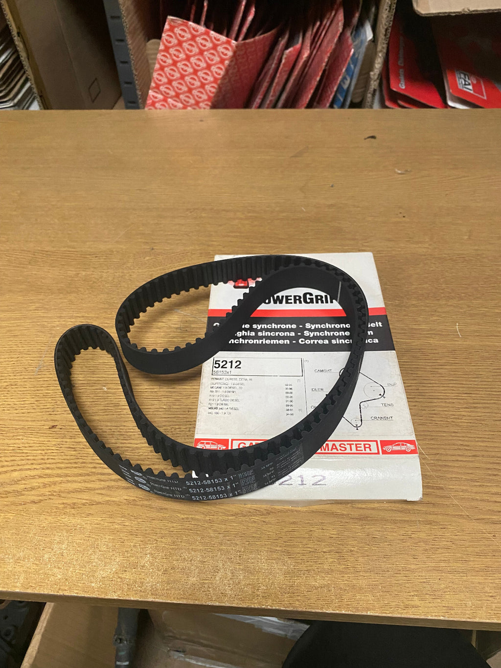 FOR RENAULT EXPRESS EXTRA R5 R19 VOLVO 440 GATES POWERGRIP TIMING BELT 5212