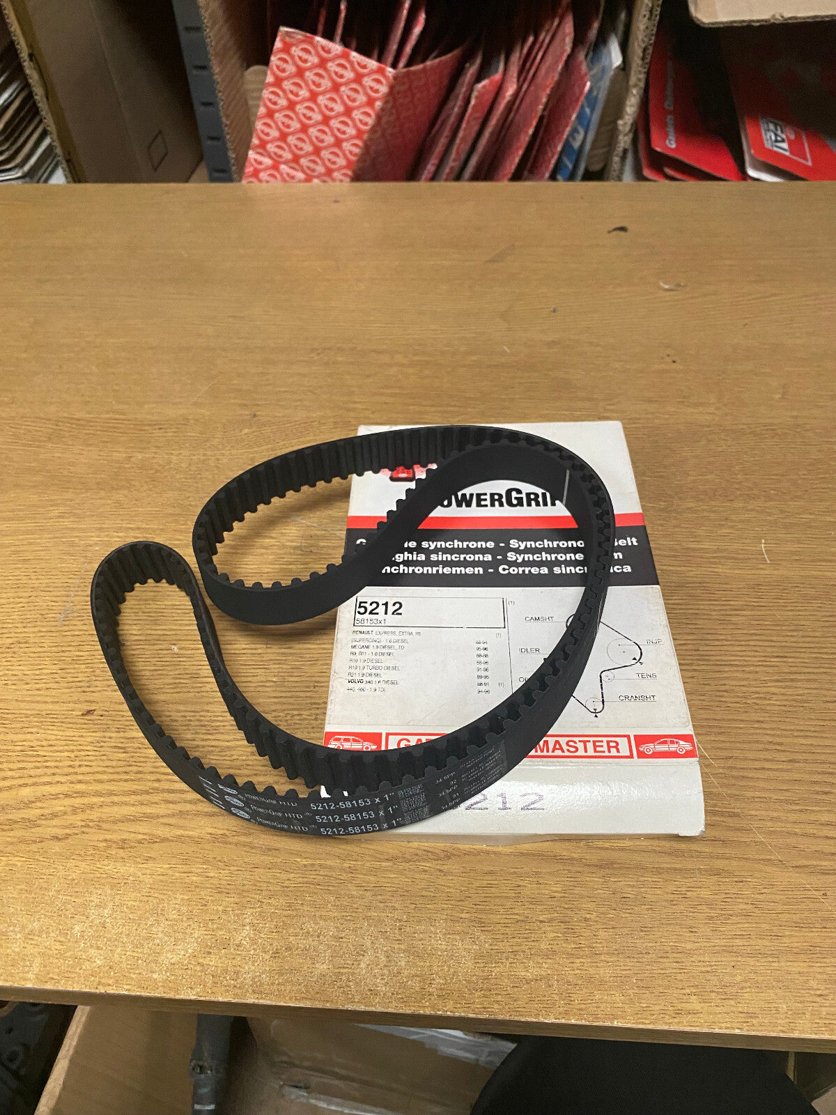 FOR RENAULT EXPRESS EXTRA R5 R19 VOLVO 440 GATES POWERGRIP TIMING BELT 5212